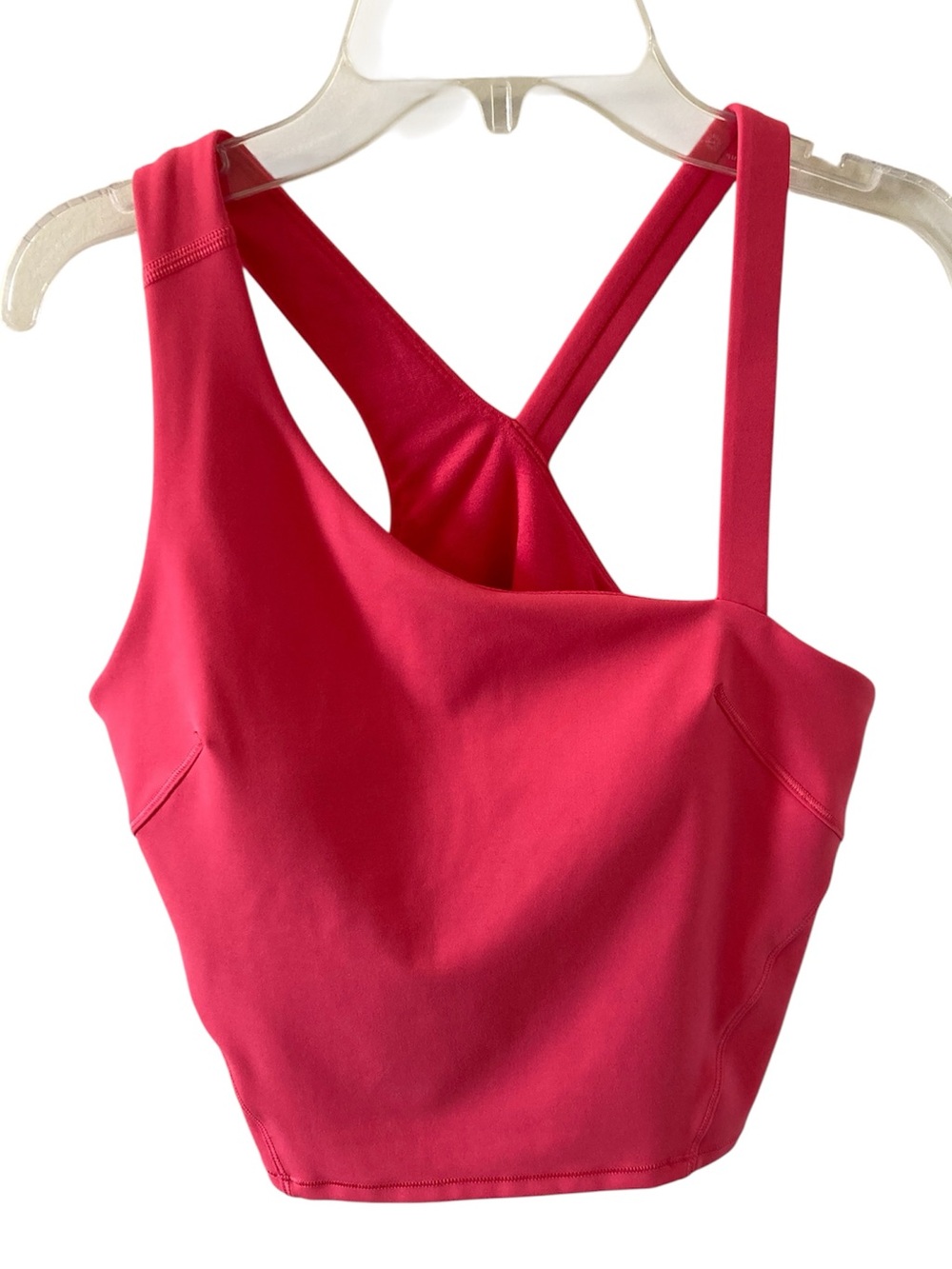 Lululemon Everlux Asymmetrical Tennis Tank Top Hot Pink 8